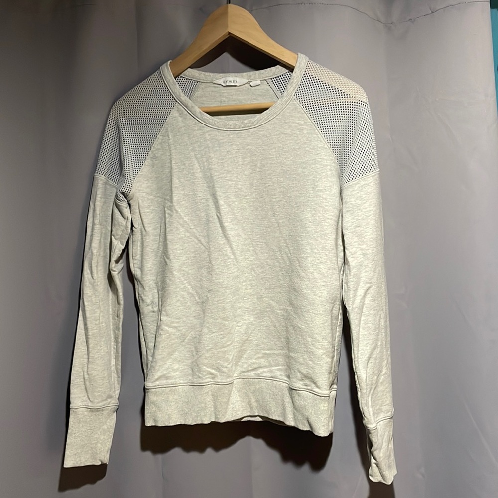 XS Athleta sweatshirt with mesh shoulders